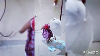 Alphabet puddle jumping activity