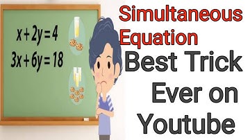 Simultaneous Equation |Simultaneous Equation linear  || Solve Equation in Hindi orEnglish class 10