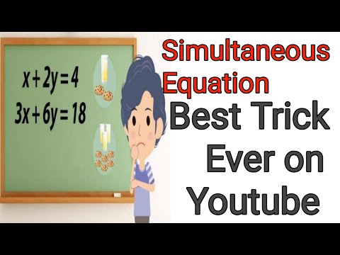 Simultaneous Equation |Simultaneous Equation linear  || Solve Equation in Hindi orEnglish class 10