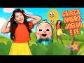 Cabeça, ombro, joelho e pé com Cocomelon | Head Shoulders Knees &amp; Toes / Nursery Rhymes &amp; Kids Songs