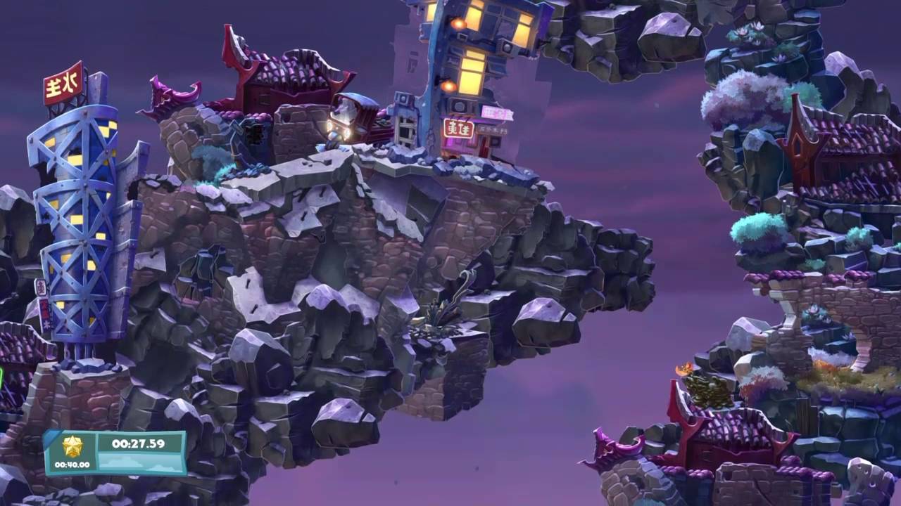 Worms W.M.D. - Pro Training  - Ninja Rope - Gold Medal