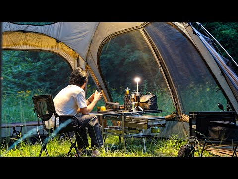 🥵 40℃ HOT CAMPING alone in small ground NOT ON THE MAP 🗺️