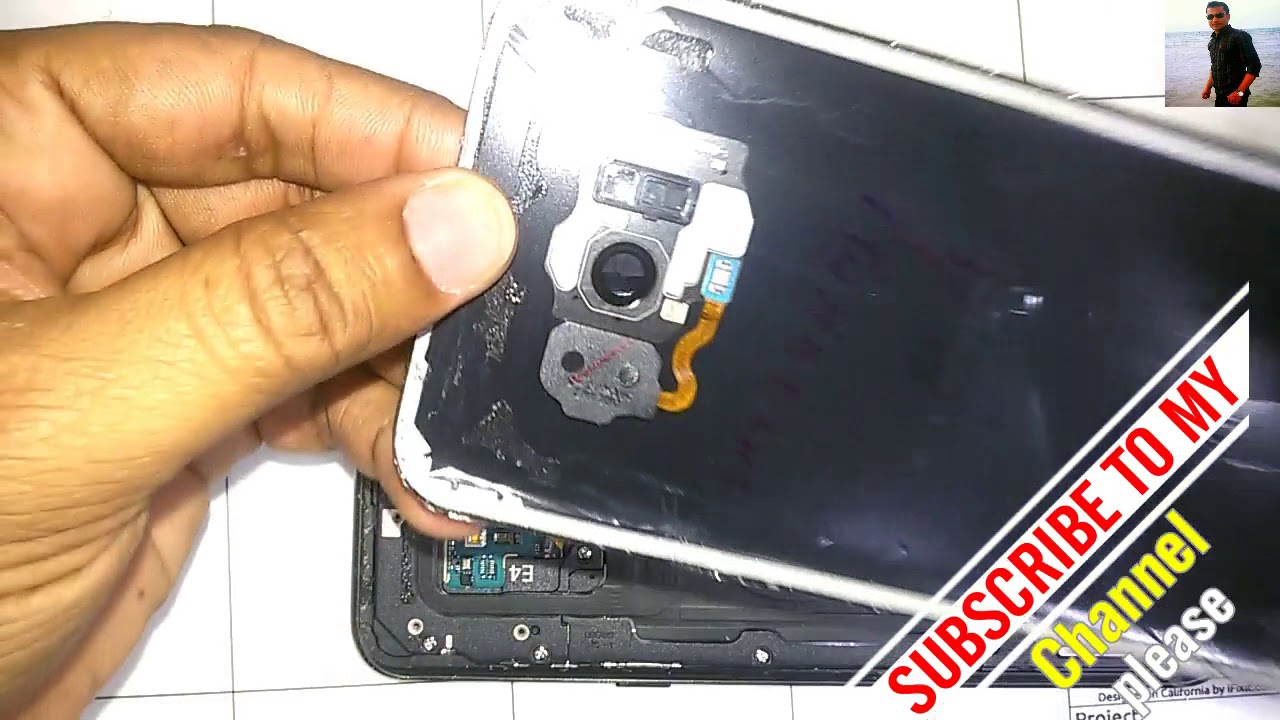 How to Samsung Galaxy s8 Plus Back Glass Cover Replacement YouTube