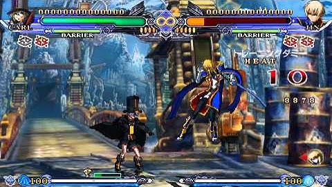 [BBCS2 PSP] JG Carl Combo Double Unblockable W.I.P