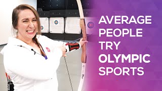 Average People Try Olympic Sports: Archery