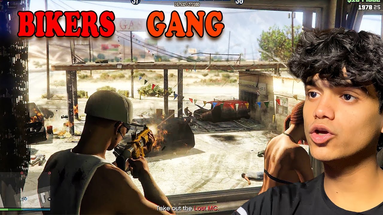 “Stole Dax’s Van After Beating the Bikers! | GTA Online Funny Mission with Friends HINDI