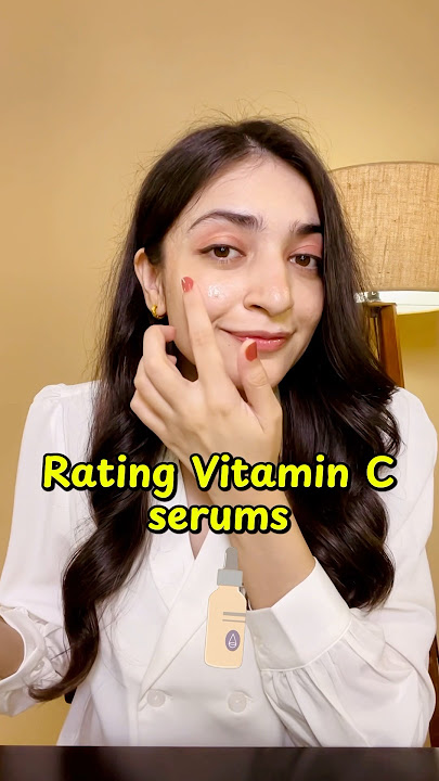 Rating Vitamin C serums 😎