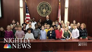 Teacher Becomes U.S. Citizen With Students By Her Side | NBC Nightly News