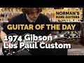 Guitar of the Day: 1974 Gibson Les Paul Custom Black | Norman's Rare Guitars