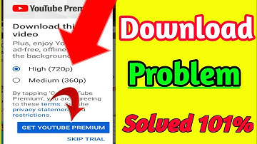 YouTube video download problem l download problem || You Tube video download premium problem || new