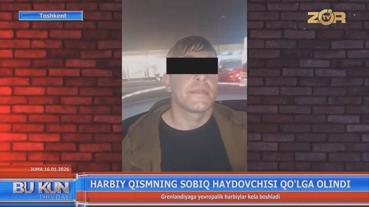 Harbiy qismning sobiq haydovchisi qoʻlga olindi