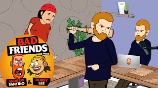 Andrew Santino and Bobby Lee Fun Role Play of dad and his kid situation (Animation)