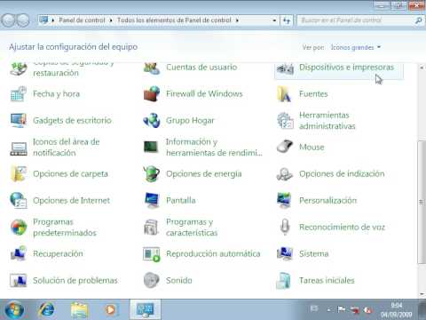Windows 7 Vistas del panel de control - YouTube