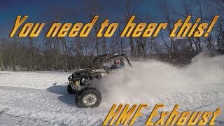 XP1K roosting snow on amazing trails -  Pure Sound snow rip