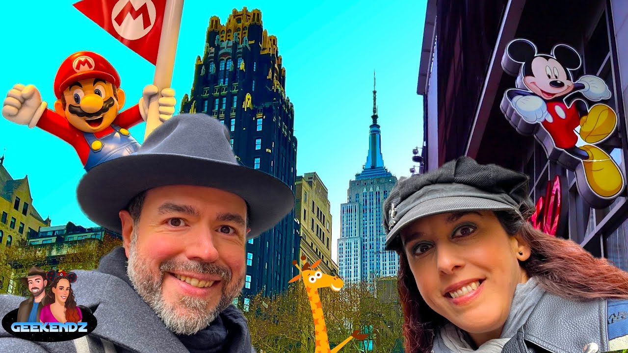 Our NYC Winter Weekend in 2023 | Disney & Nintendo Store + Bryant Park Hotel & Toys R Us at Macy’s
