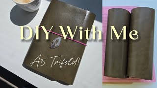 New A5 Louise Carmen Inspired Trifold! - DIY With Me