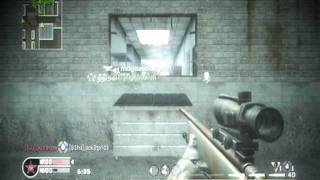CoD4 jumpshot collateral through smoke