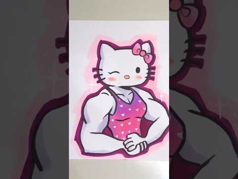 ✏️ Desenhando a Hello Kitty Maromba