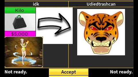 Trading kilo to leopard Part 2 blox fruits(Roblox)