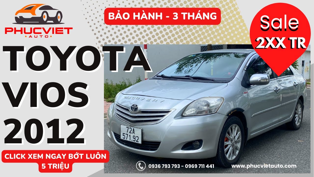 toyota vios 2012 số sàn xe ô tô cũ giá rẻ bình dương |... - youtube