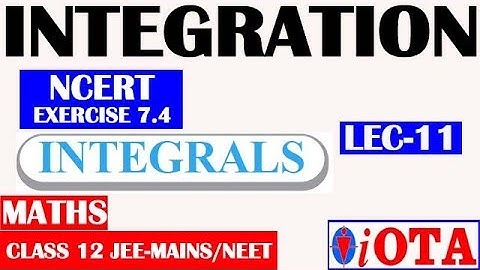 INTEGRATION||EXERCISE-7.4||PART-1||TRIGONOMETRIC SUBSTITUTION