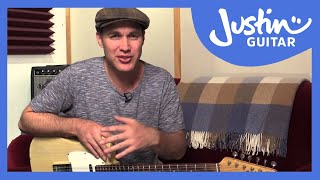 how to learn a jazz standard guitar lesson justin guitar ja 007