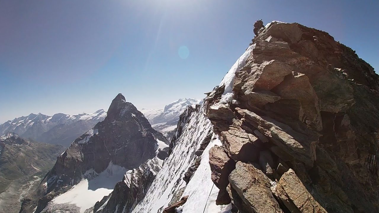 Dent d'Herens - Cresta Tiefenmatten (AD/III)