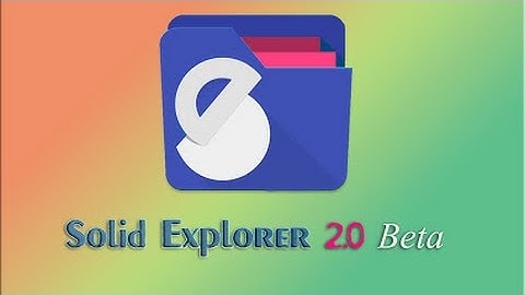 Solid Explorer Beta 2.0 Material Design