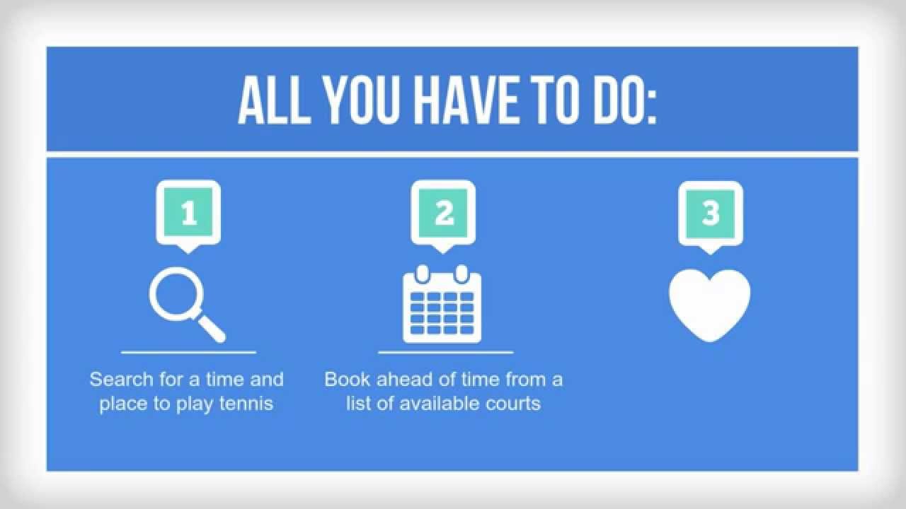 Book public tennis courts online! YouTube