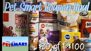 Pet Smart Couponing $20 off $100