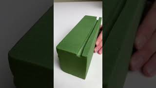Satisfying Floral Foam Carving #floralfoam #asmr #satisfyingcuts #foamcutting #oddlysatisfying
