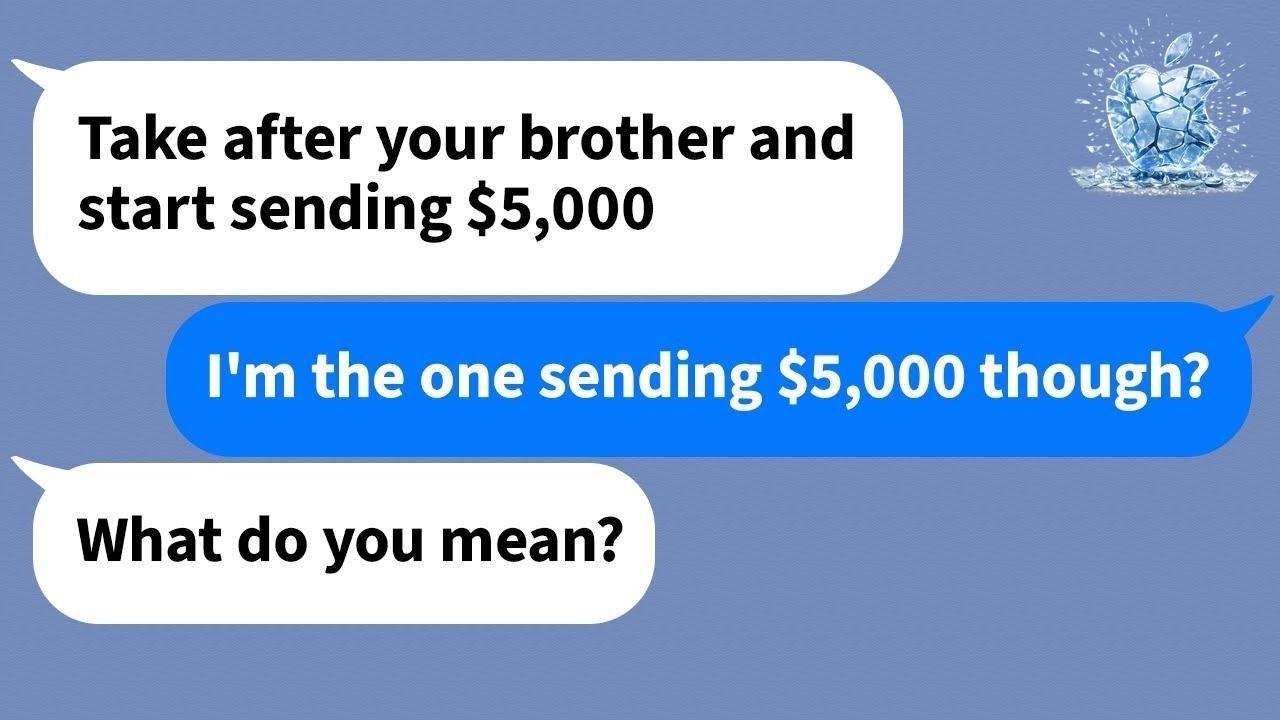 【Apple】Even after leaving my family's house, my parents still bother me for money