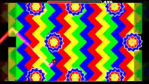Geometry dash - Theory of colour - The most epileptic level  !