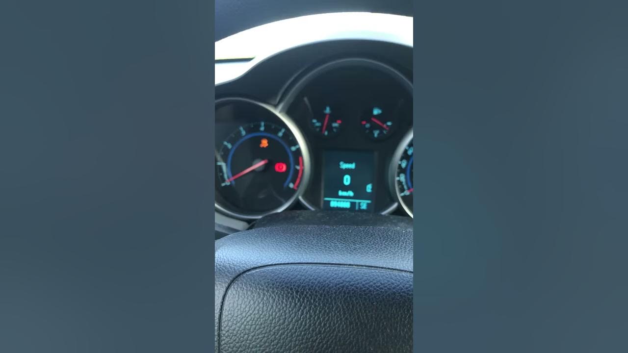 2011 Chevy Cruze, Traction Control Light on and Tachometer not working