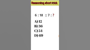 Reasoning short tricks||number analogy||#shorts #ssc #ssccgl #mock with amrit #shortvideos