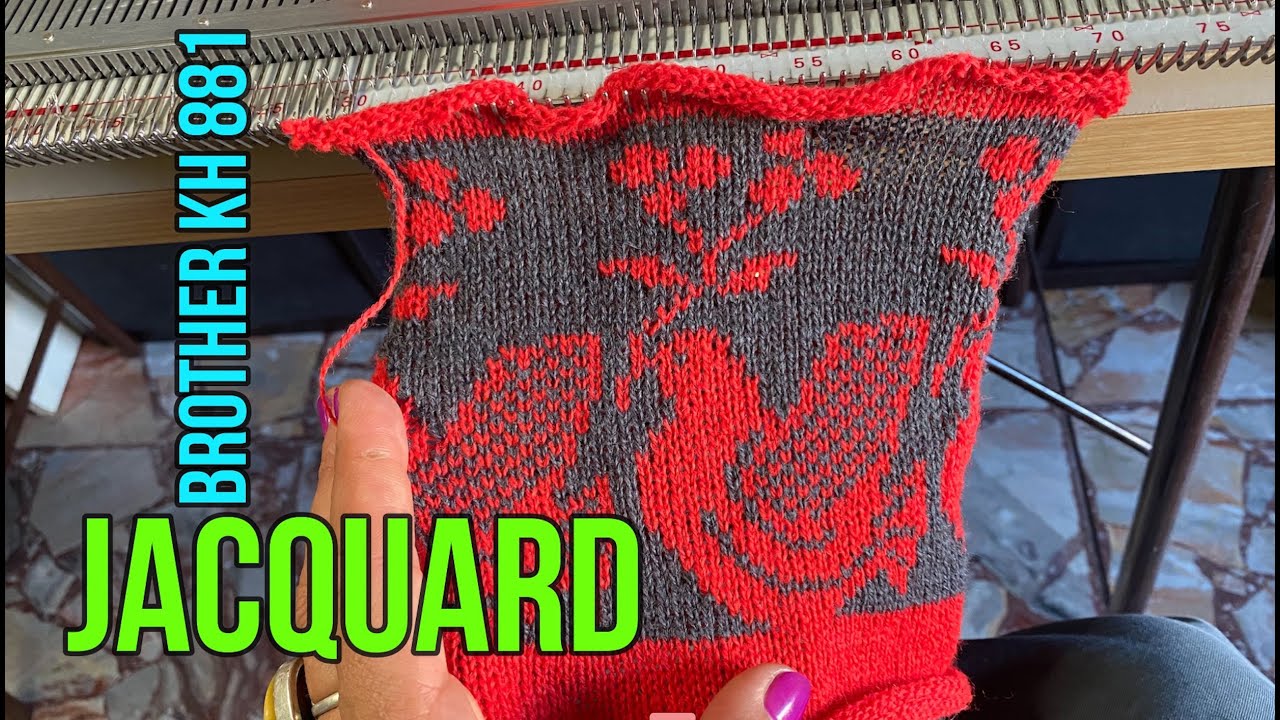 MACCHINA PER MAGLIERIA jacquard BROTHER KH 881