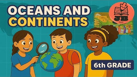 Oceans and Continents I Ncert class 6 social science chapter 2 | English | Pdf Notes | @JBEduGuide
