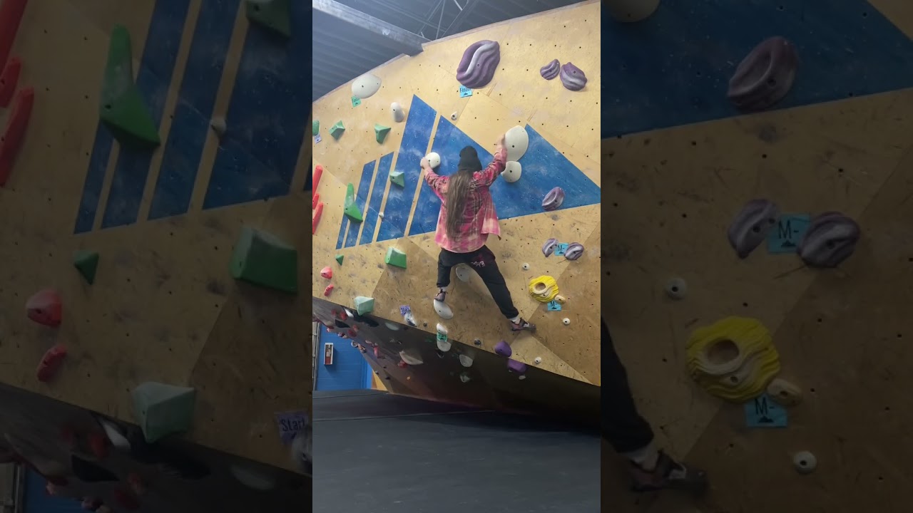 Do you guys like using new holds? #bouldering #climbing #indoorclimbing #fitness #rockclimbing