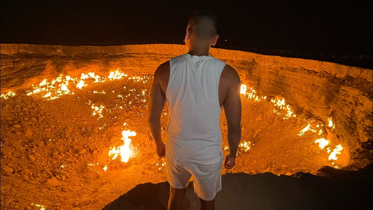 I WALKED AROUND THE GATES OF HELL | TURKMENISTAN 🇹🇲 🔥 - YouTube