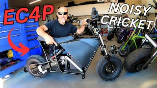 65 MPH electric mini bike! Electro and Co kit installed!