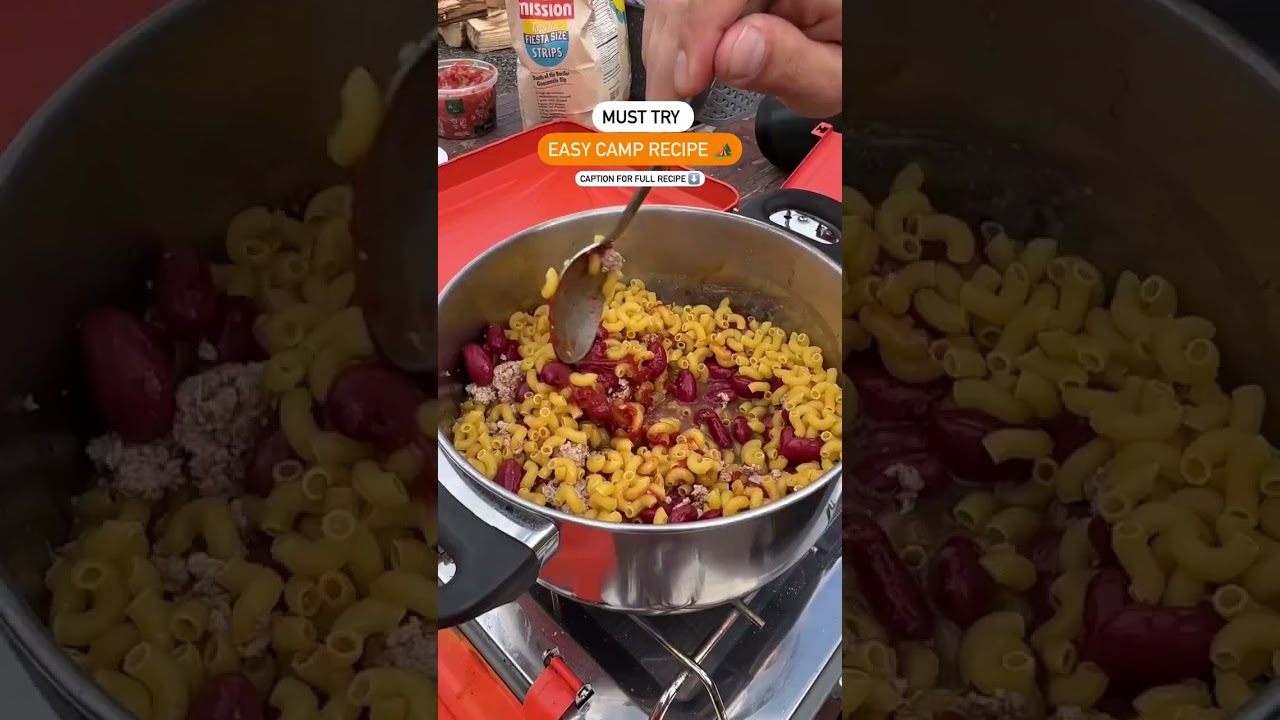 Must Try Easy Camp Recipe 🏕️🌮 Save for later planning! Honestly I make this at least once a