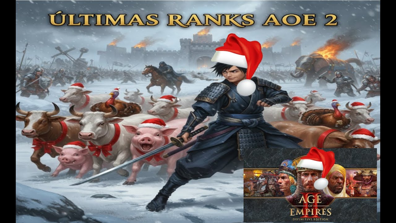 ULTIMO STREAM Y RANKEDS DEL AÑO!!!! (AOE 2 DE RANKS 1v1) #Dashow #aoe2 ...