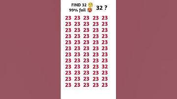10M VIEW🤯 (Find 32 If You Are Smart! 💡)