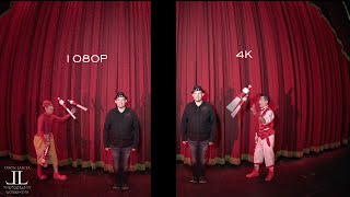 4K vs. 1080p Resolution- a side by side comparison using the Sony Action Cameras