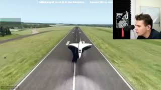 concorde takes off backwards but i edited it