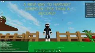 A NEW WAY TO HARVEST CROPS IN LESS THAN A MINUTE! (Roblox Skyblock) (ROBLOX) screenshot 4