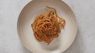 Mussel Pasta With Cherry Tomatoes And Lupini Beans