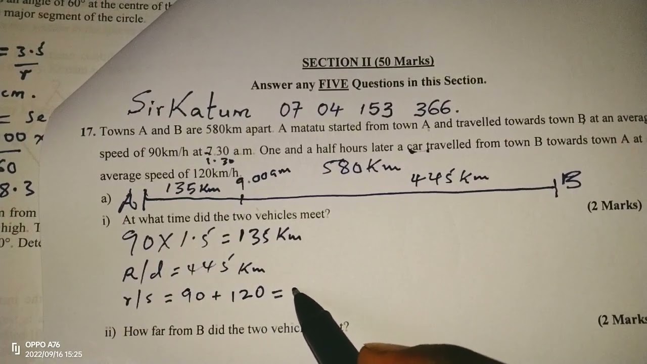 LINEAR MOTION: RELATIVE SPEED.