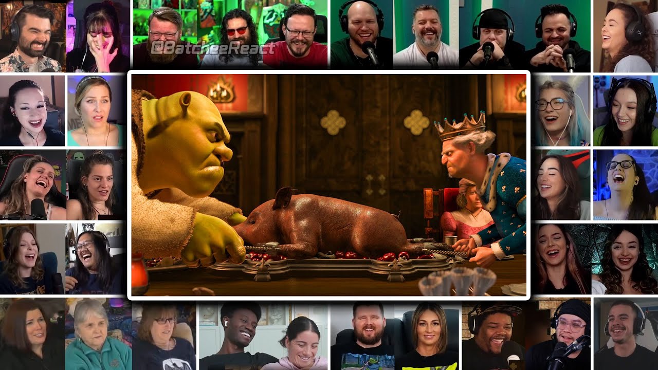 Shrek Meets Fiona's Parents | Shrek 2 (2004) Reaction Mashup