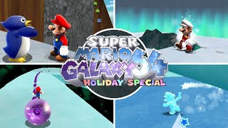 Super Mario Galaxy 64 Holiday Special - Full 100% Walkthrough